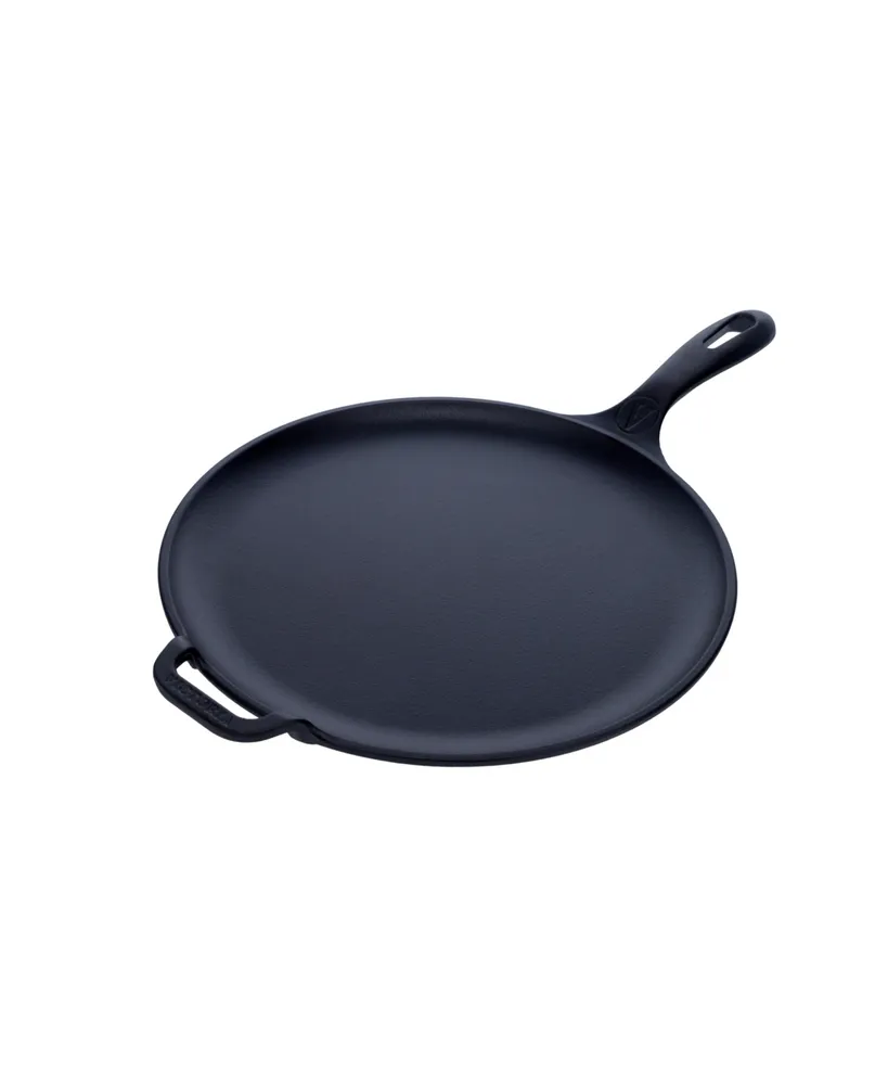 Victoria Cast Iron 15 Tawa Budare Comal, Seasoned - Black