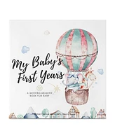 Craft Baby Memory Book, First 5 Years Books, 90 Pages Keepsake Milestone Journal for Girls, Boys