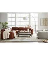 Lexanna Leather Sectional Collection Created For Macys