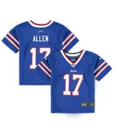 Nike Toddler Boys and Girls Josh Allen Royal Buffalo Bills Game Jersey