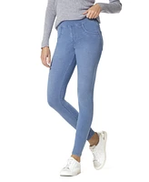 Hue Women's Game Changing Denim High Rise Leggings