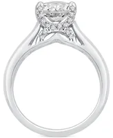 Diamond Solitaire Engagement Ring (1-5/8 ct. t.w.) in 14k White Gold