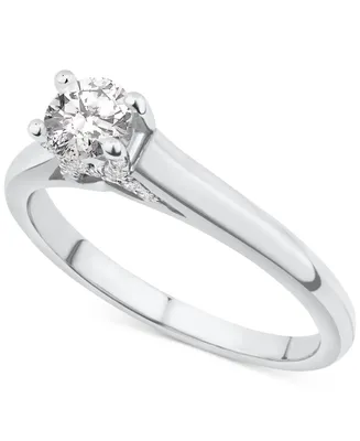Diamond Engagement Ring (1/2 ct. t.w.) 14k Gold