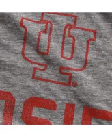 Men's Heather Gray Indiana Hoosiers Vintage-Inspired Tri-Blend T-shirt