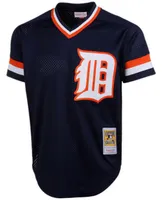 Men' s Kirk Gibson Navy Detroit Tigers 1984 Authentic Cooperstown Collection Mesh Batting Practice Jersey