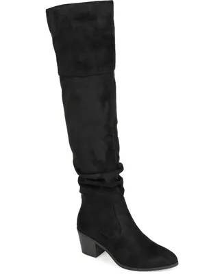 Journee Collection Women's Zivia Wide Calf Boots