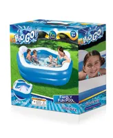 H2OGO 7' x 6'9" x 27" Family Fun Pool