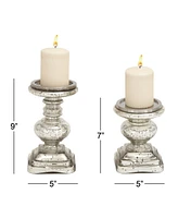 Traditional Candle Holders, Set of 2