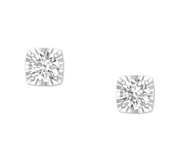 Diamond Enhancer Stud Earrings (1/4 ct. t.w.) in 14k White Gold