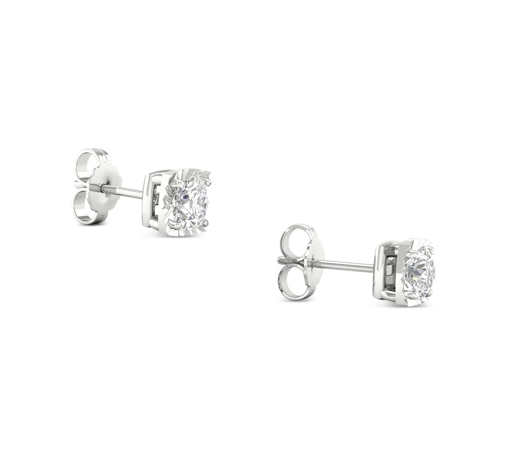 Diamond Enhancer Stud Earrings (1 ct. t.w.) in 14k White Gold