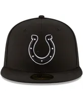 Men's Black Indianapolis Colts B-Dub 59FIFTY Fitted Hat