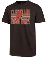 Men's Brown Cleveland Browns Block Stripe Club T-shirt