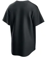 Men's Black, White Philadelphia Phillies Official Replica Jersey
