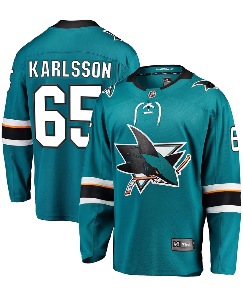 Men's Fanatics Branded Erik Karlsson Black Pittsburgh Penguins Home Breakaway Jersey