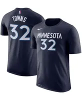 Men's Karl-Anthony Towns Blue Minnesota Timberwolves Name & Number Performance T-shirt