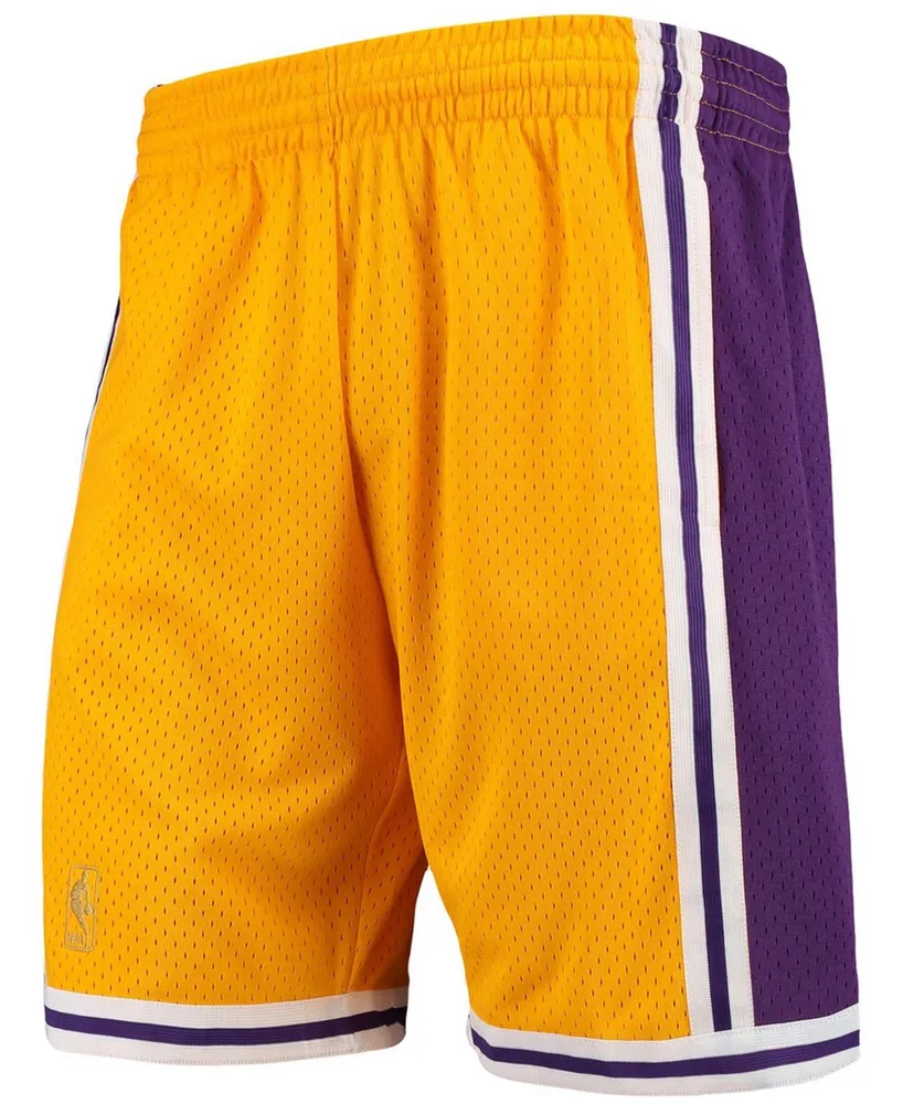 Mitchell & Ness Men's Kobe Bryant Gold-Tone,Purple Los Angeles