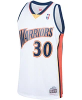 Men's Stephen Curry White Golden State Warriors 2009-10 Hardwood Classics Swingman Jersey