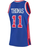 Men's Isiah Thomas Blue Detroit Pistons 1988-89 Hardwood Classics Swingman Jersey