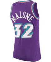 Men's Karl Malone Purple Utah Jazz 1996-97 Hardwood Classics Swingman Jersey