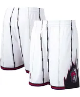 Men's White Toronto Raptors Hardwood Classics Swingman Shorts