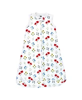 Hudson Baby Baby Girls Interlock Cotton Sleeveless Sleeping Bag, Wildflower