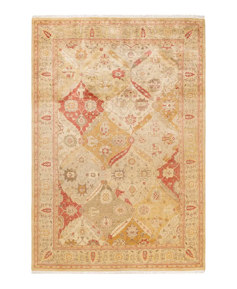 Adorn Hand Woven Rugs Mogul M1462 6' x 8'10" Area Rug - Gold