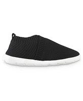 Zenz From Isotoner Women's Sport Knit Bootie Slippers