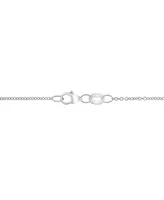 Effy Diamond Cross 18" Pendant Necklace (1/10 ct. t.w.) in Sterling Silver