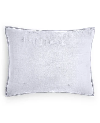 Oake Textured Gauze Sham, Standard, Created for Macy's