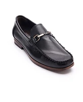 Aston Marc Men's Perforated Buckle Loafers