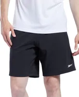 Reebok Men's Regular-Fit Moisture-Wicking 9" Woven Drawstring Shorts