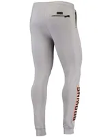 Men's Gray Cleveland Browns Logo Jogger Pants