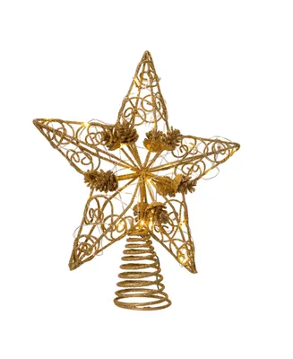 Kurt Adler 11.75" 30-Light Fairy Light Star Tree Topper