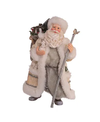 Kurt Adler 10.5" Fabriche Snowy Woods Santa