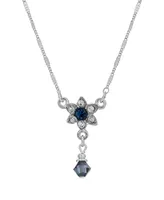 2028 Petite Flower Drop Necklace