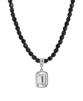 2028 Crystal Pendant Necklace