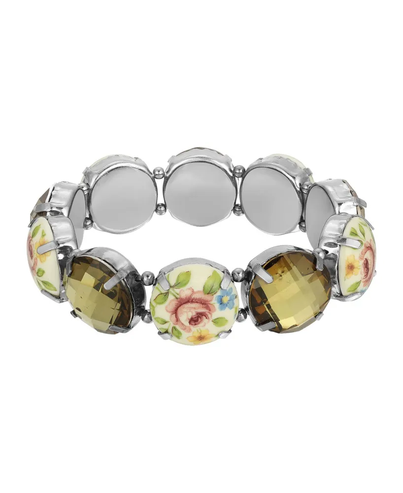 2028 Light Topaz Stretch Bracelet