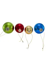 Kurt Adler 60-80 Mm Shiny Glass Ball Ornaments 20 Piece Set