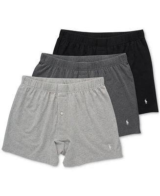 Polo Ralph Lauren Men's 3-Pack Classic Stretch Knit Boxers