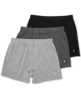 Polo Ralph Lauren Men's 3-Pack Classic Stretch Knit Boxers