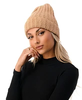 Marcus Adler Women's Cozy Stretch Ribbed Knit Cuff Beanie