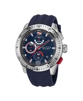 Nautica Men's Silicone Strap Watch 47.5mm