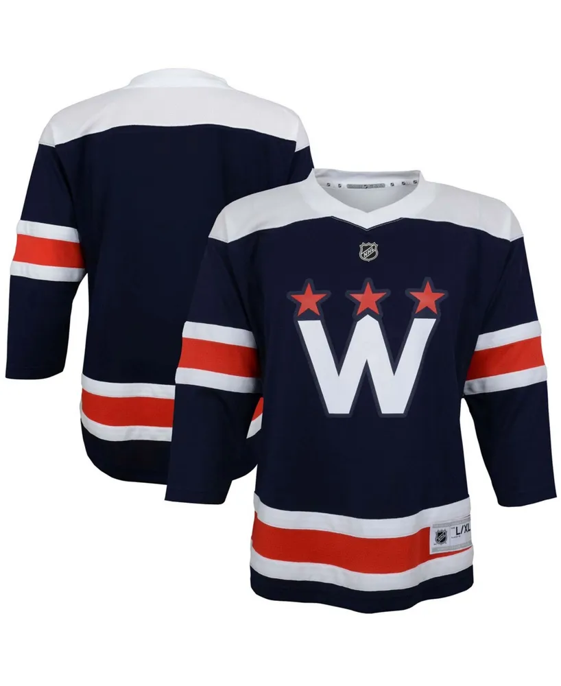 Big Boys Navy Washington Capitals 2020/21 Alternate Replica Jersey