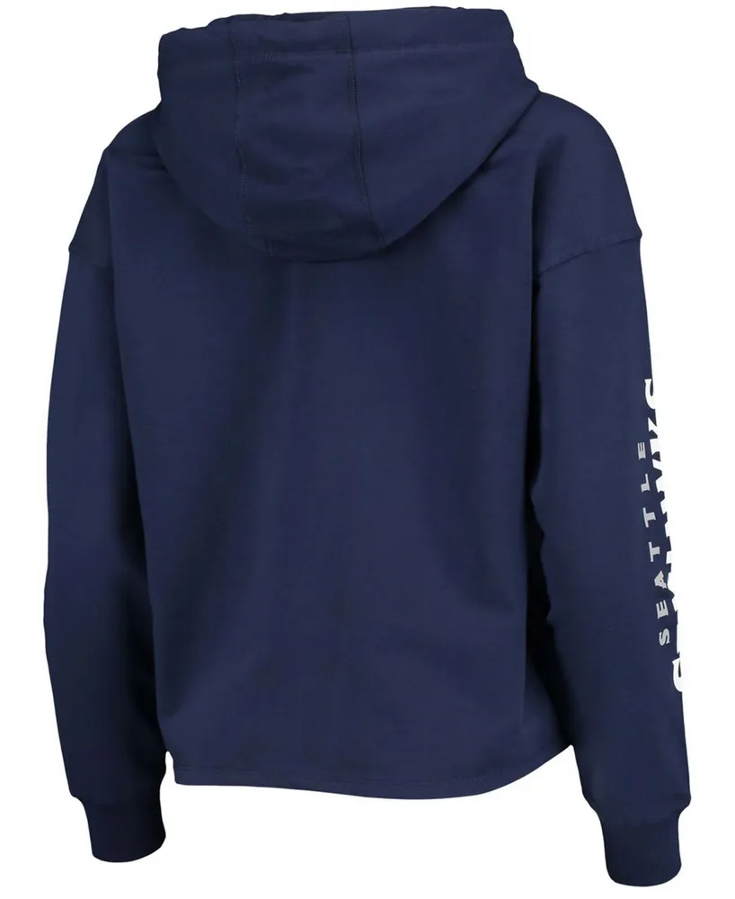 Women's College Navy Seattle Seahawks Staci Pullover Hoodie