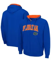 Men's Royal Florida Gators Arch Logo 3.0 Full-Zip Hoodie