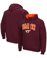 Men's Maroon Virginia Tech Hokies Arch Logo 3.0 Pullover Hoodie