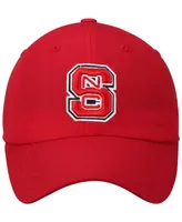 Men's Red Nc State Wolfpack Primary Logo Staple Adjustable Hat