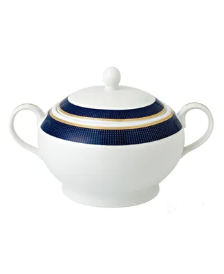 Lorren Home Trends La Luna Collection New Bone China Soup Tureen and Lid