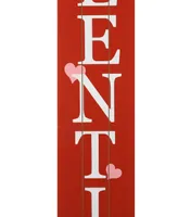 Glitzhome 60" Happy Valentine's Day Porch Sign