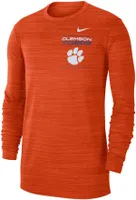 Nike Men's Clemson Tigers 2021 Sideline Velocity Performance Long Sleeve T-Shirt